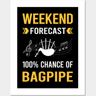 Weekend Forecast Bagpipe Bagpipes Bagpiper Posters and Art